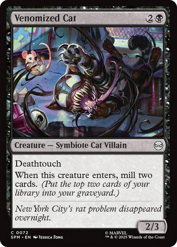 Venomized Cat 72 (Marvel's Spider-Man)  - Foil | Good Games Modbury
