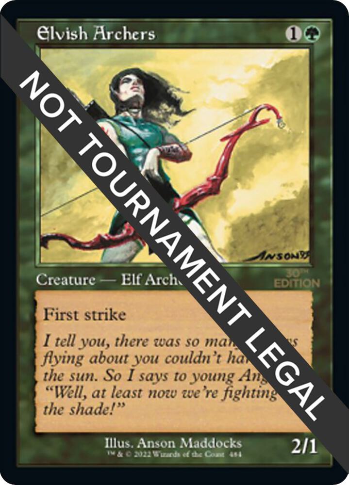 Elvish Archers Retro Frame 484/594 (30th Anniversary Edition)  | Good Games Modbury