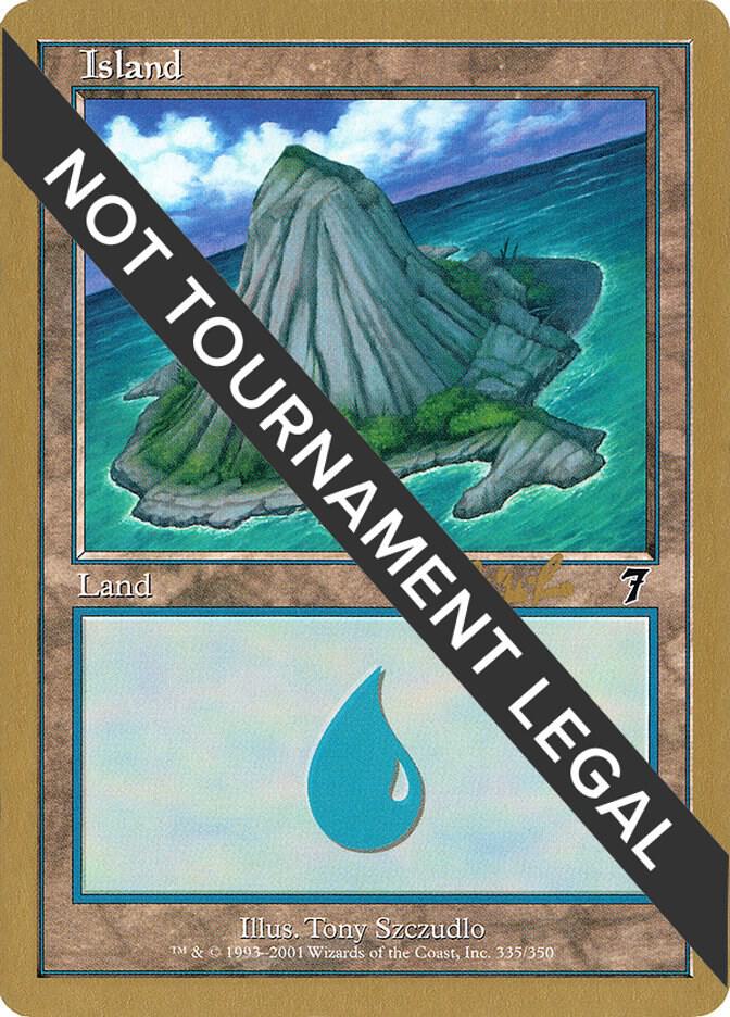 Island 335 2002 Carlos Romao 7ED cr335b/153 (World Championship Decks)  | Good Games Modbury