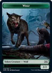 Wolf // Wurm (030) Double-Sided Token [Double Masters Tokens] | Good Games Modbury