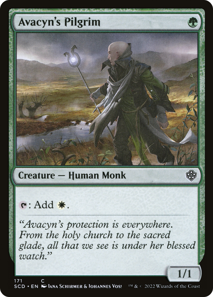Avacyn's Pilgrim [Starter Commander Decks] | Good Games Modbury