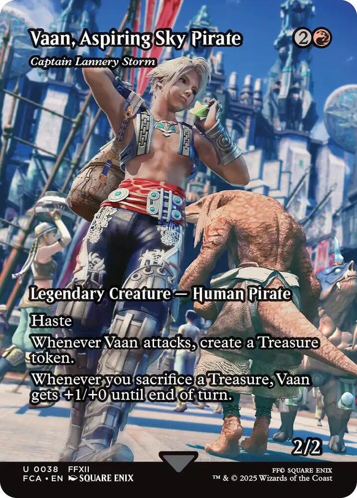 Vaan, Aspiring Sky Pirate - Captain Lannery Storm 38/64 (FINAL FANTASY: Through the Ages)  - Showcase Foil | Good Games Modbury