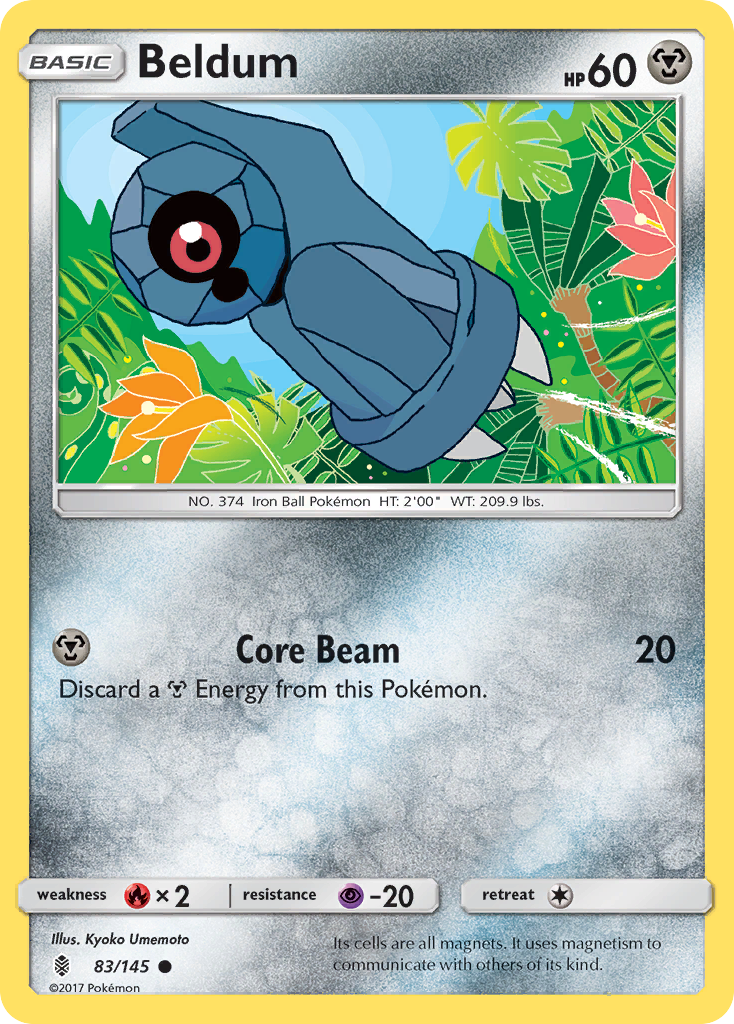 Beldum (83/145) [Sun & Moon: Guardians Rising] | Good Games Modbury