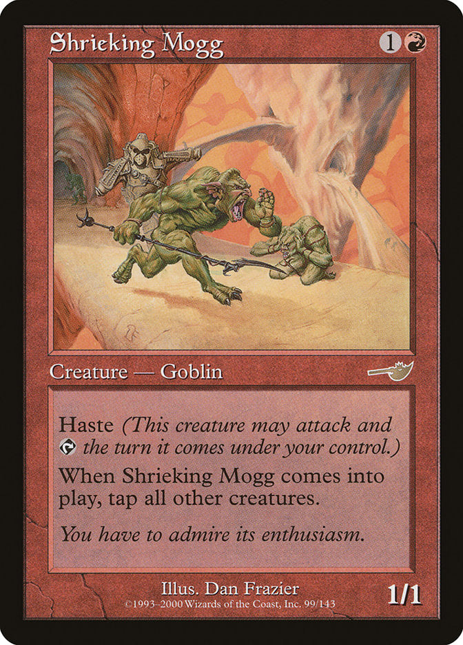 Shrieking Mogg 99/143 (Nemesis)  - Foil | Good Games Modbury