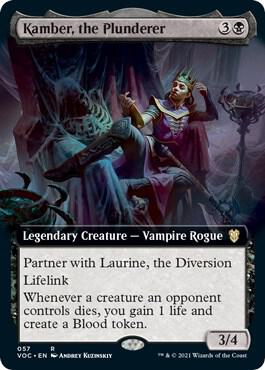 Kamber the Plunderer Extended Art 57/38 (Commander: Innistrad: Crimson Vow)  | Good Games Modbury