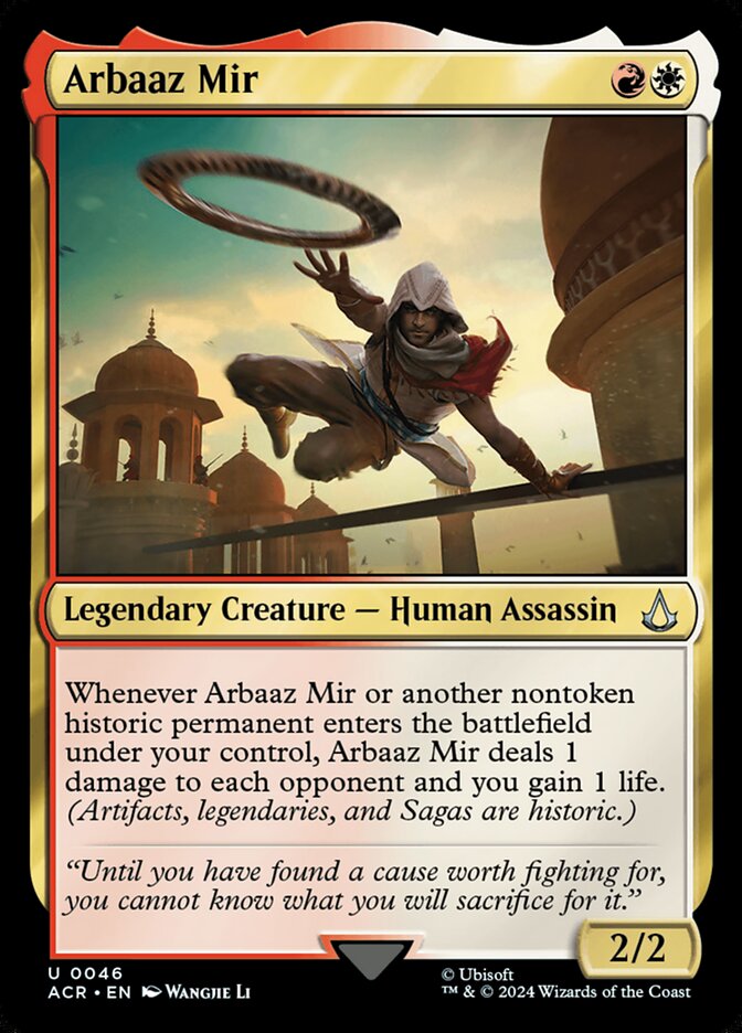Arbaaz Mir 46 (Universes Beyond: Assassin's Creed)  - Foil | Good Games Modbury