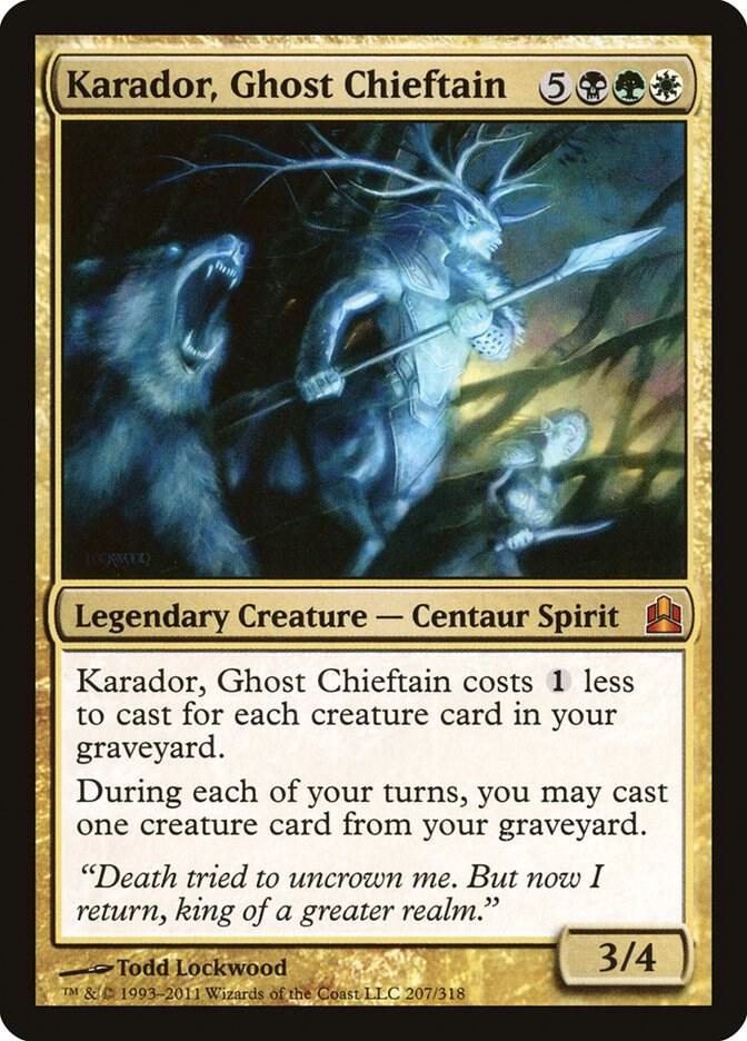 Karador, Ghost Chieftain 207/318 (Commander)  | Good Games Modbury