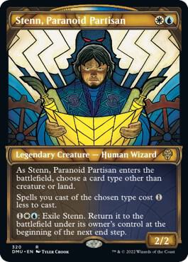 Stenn Paranoid Partisan Showcase 320/281 (Dominaria United)  - Foil | Good Games Modbury