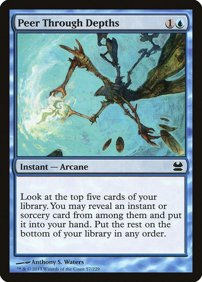 Peer Through Depths 57/229 (Modern Masters)  | Good Games Modbury