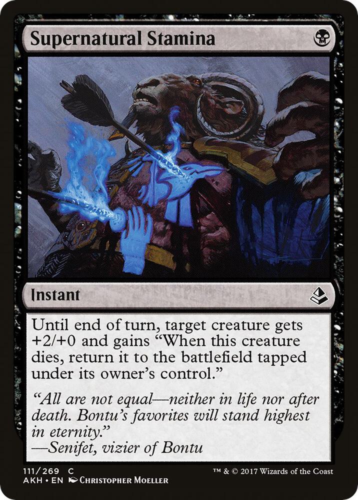 Supernatural Stamina 111/269 (Amonkhet)  | Good Games Modbury