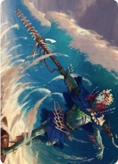 Tazeem Roilmage Art Card 51 (Art Series: Zendikar Rising)  | Good Games Modbury