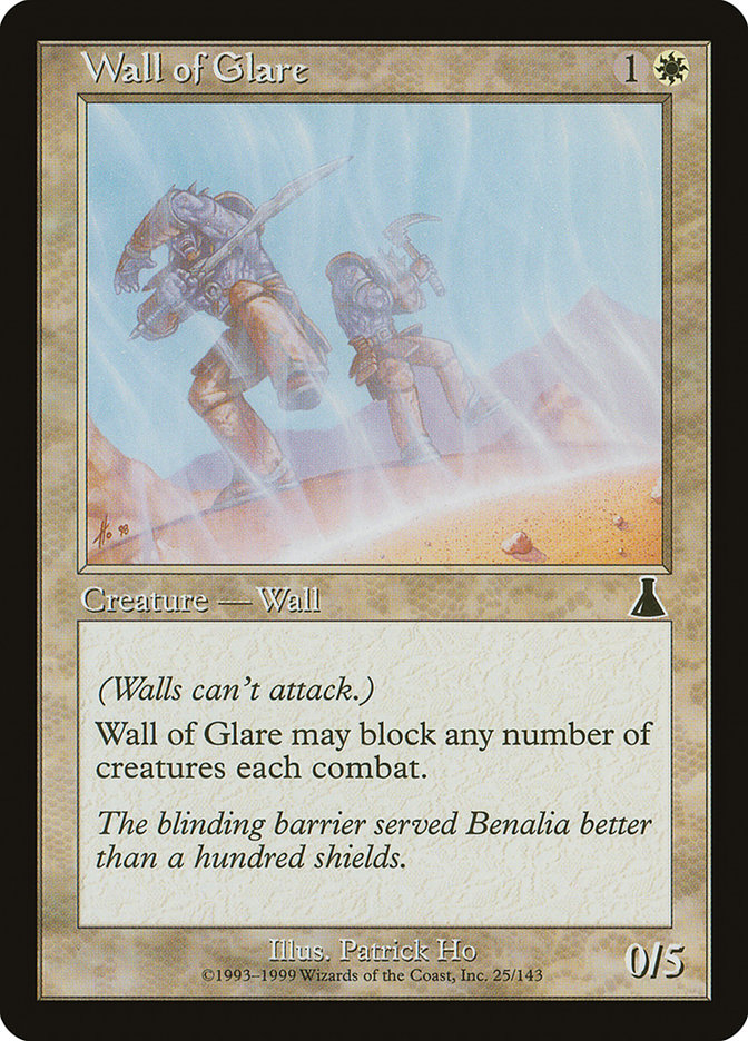 Wall of Glare 25/143 (Urza's Destiny)  | Good Games Modbury