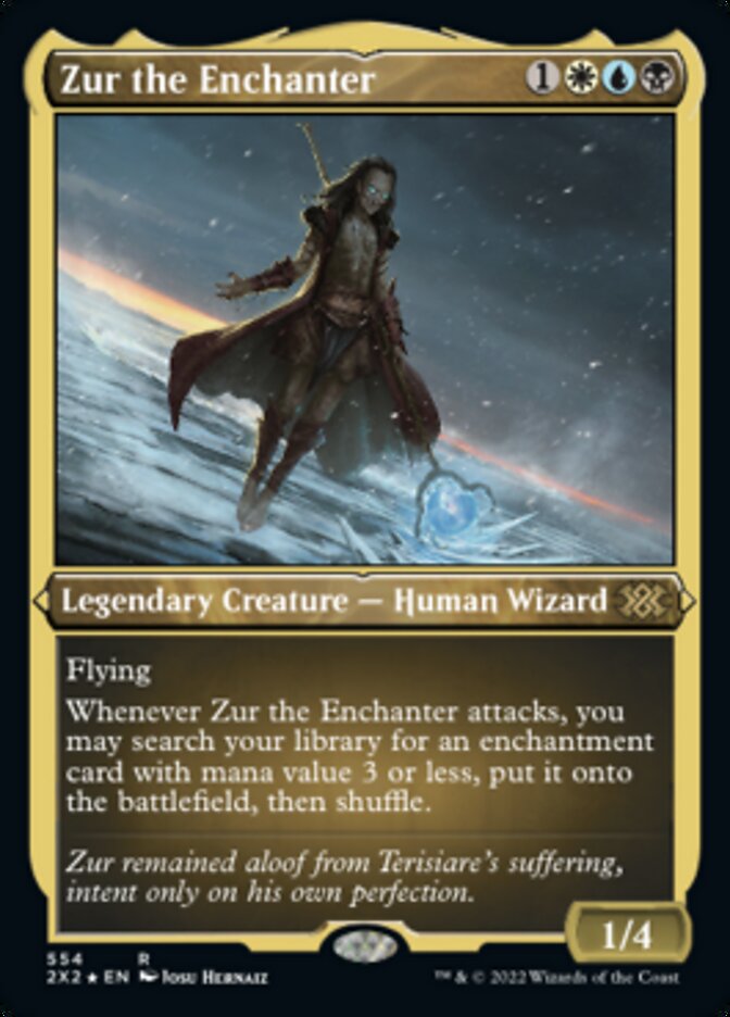 Zur the Enchanter (Foil Etched) [Double Masters 2022] | Good Games Modbury