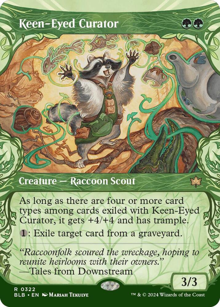 Keen-Eyed Curator 322 (Bloomburrow)  - Showcase | Good Games Modbury