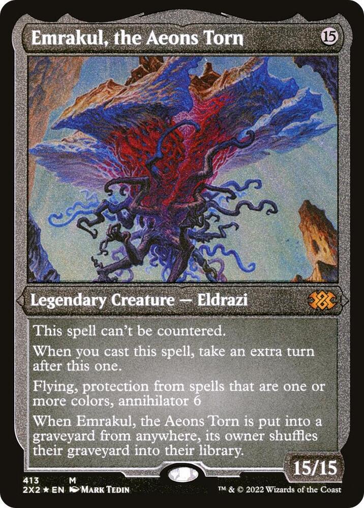 Emrakul the Aeons Torn Foil Etched 413 (Double Masters 2022)  - Foil | Good Games Modbury