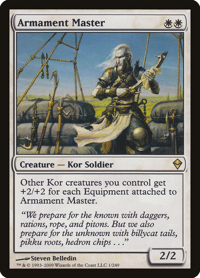 Armament Master 1/249 (Zendikar)  - Foil | Good Games Modbury
