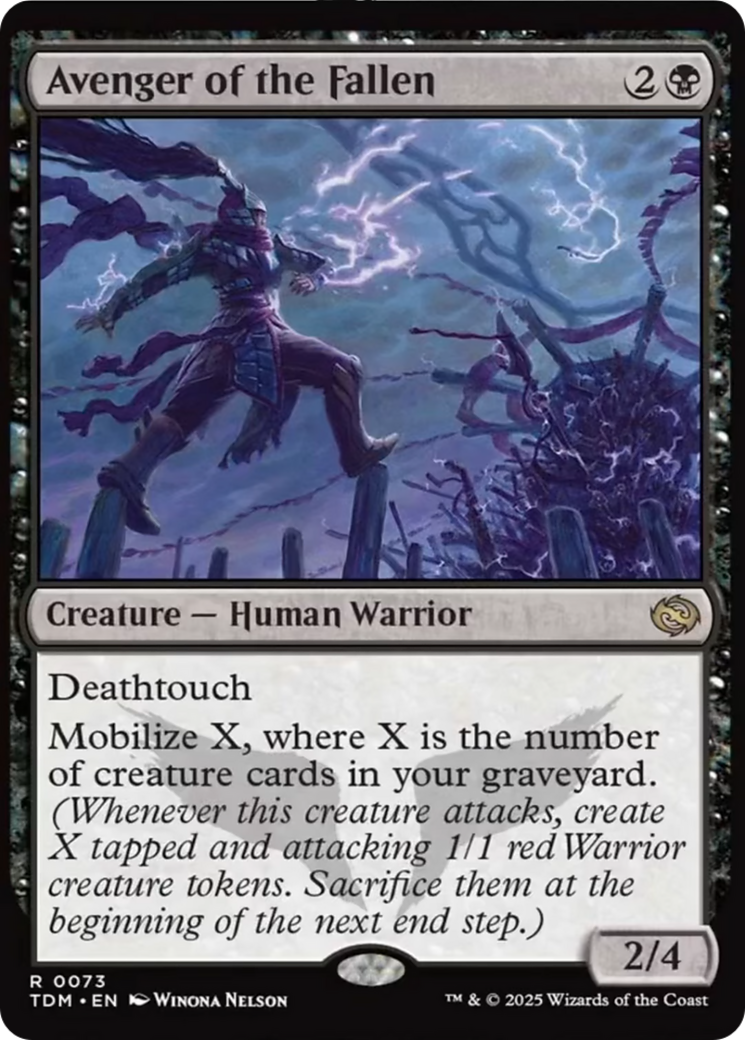 Avenger of the Fallen [Tarkir: Dragonstorm] | Good Games Modbury