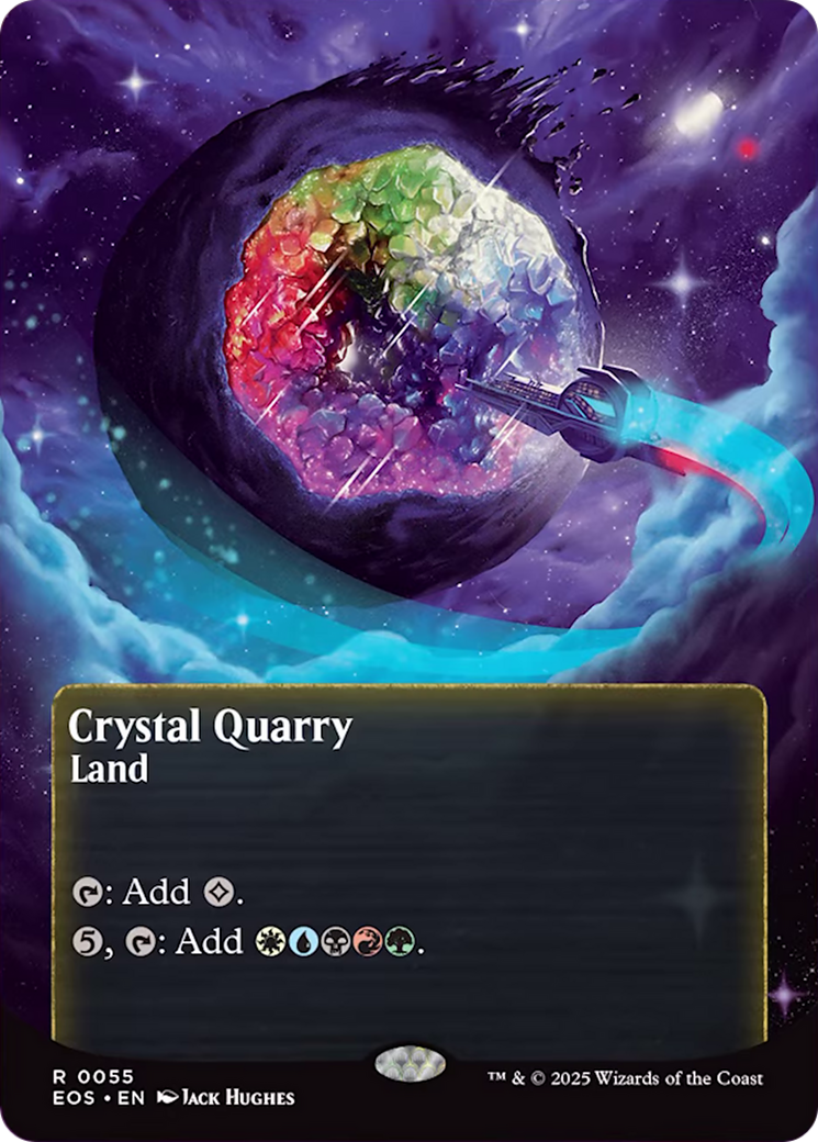 Crystal Quarry (0055) (Borderless) [Edge of Eternities: Stellar Sights] | Good Games Modbury