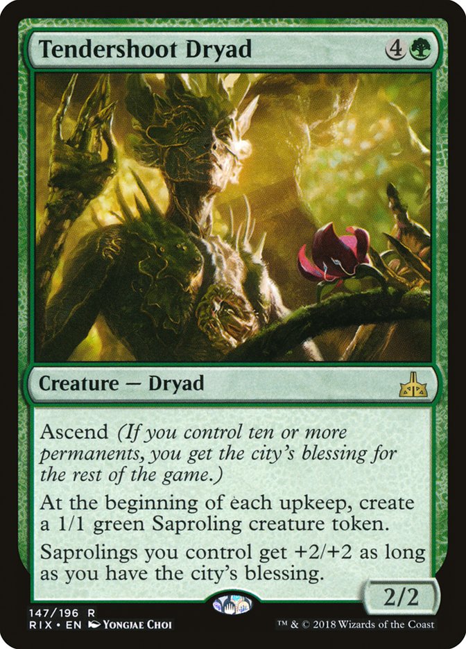 Tendershoot Dryad 147/196 (Rivals of Ixalan)  | Good Games Modbury