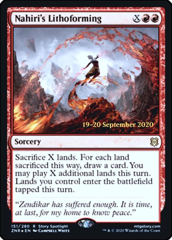 Nahiris Lithoforming 151s/169 (Prerelease Cards)  - Foil | Good Games Modbury