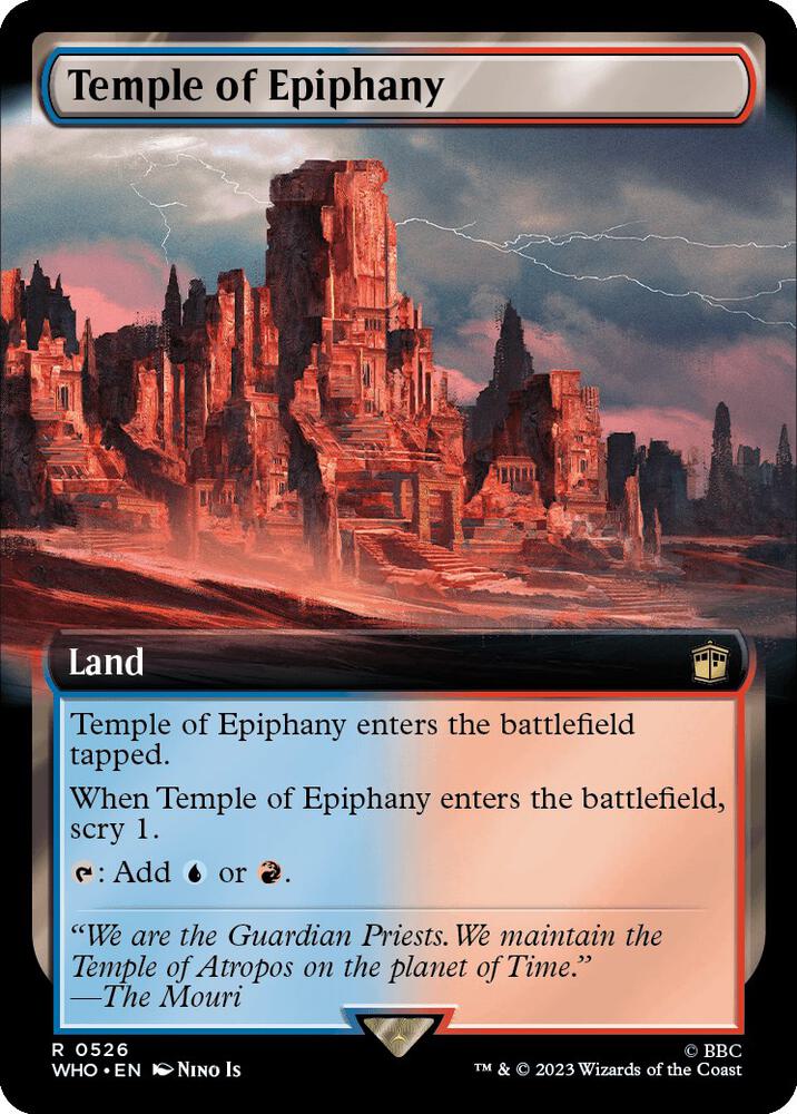 Temple of Epiphany 526/331 (Universes Beyond: Doctor Who)  - Extended Art Foil | Good Games Modbury
