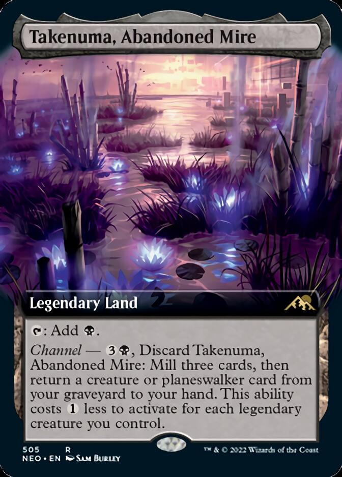 Takenuma, Abandoned Mire (Extended Art) [Kamigawa: Neon Dynasty] | Good Games Modbury