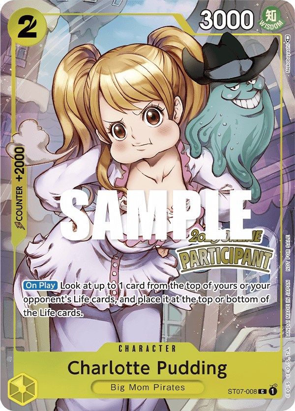 Charlotte Pudding (Online Regional 2023) [Participant] [One Piece Promotion Cards] | Good Games Modbury