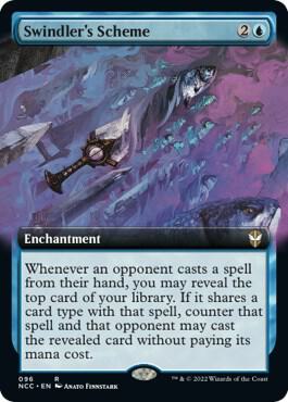 Swindlers Scheme Extended Art 96/93 (Commander: Streets of New Capenna)  | Good Games Modbury