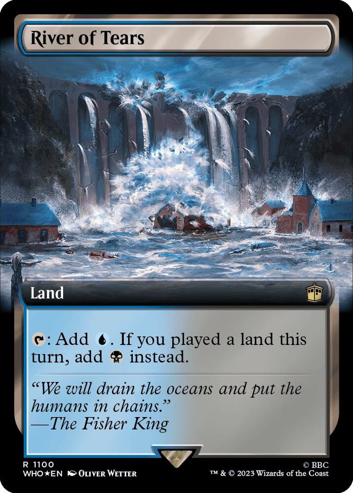 River of Tears 1100/331 (Universes Beyond: Doctor Who)  - Extended Art Surge Foil | Good Games Modbury