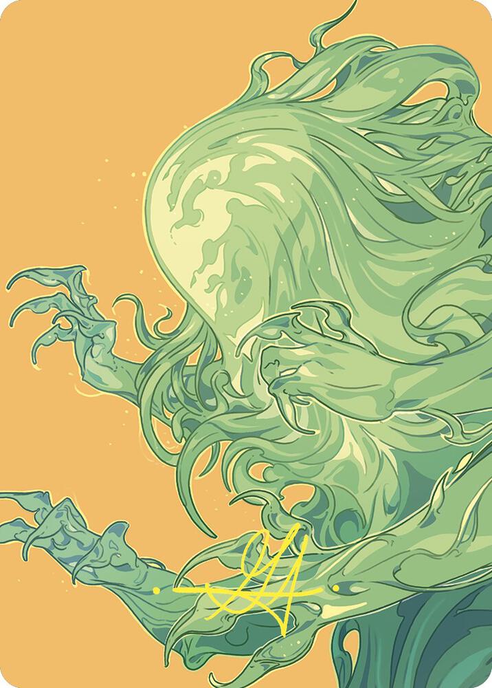 Omnath Locus of Mana Art Card Gold Stamped Signature 57 (Art Series: Commander Masters)  | Good Games Modbury