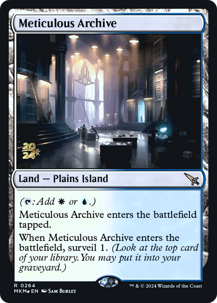 Meticulous Archive [Murders at Karlov Manor Prerelease Promos] | Good Games Modbury