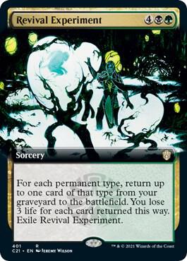 Revival Experiment Extended Art 401/81 (Commander 2021)  | Good Games Modbury