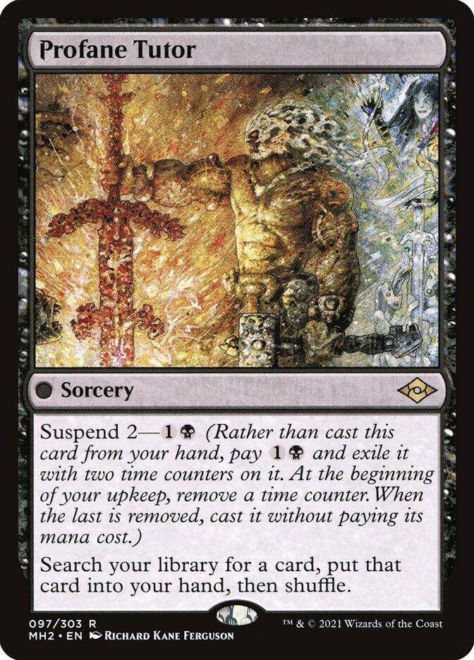 Profane Tutor 97/303 (Modern Horizons 2)  | Good Games Modbury