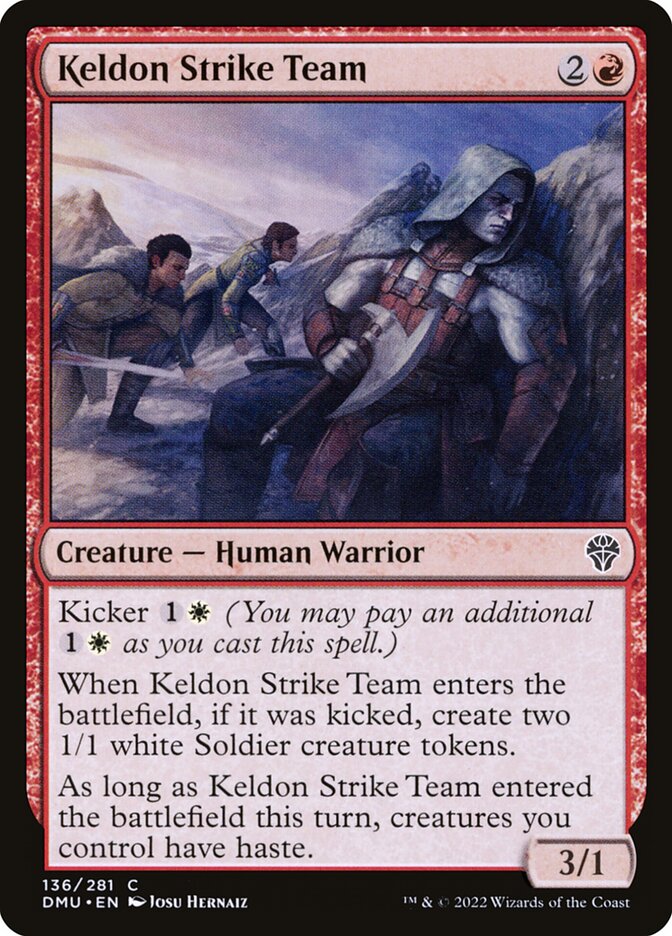 Keldon Strike Team 136/281 (Dominaria United)  | Good Games Modbury