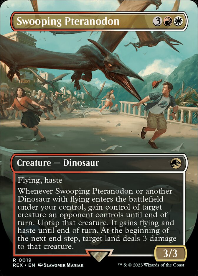 Swooping Pteranodon 19 (Universes Beyond: Jurassic World Collection)  - Borderless Foil | Good Games Modbury