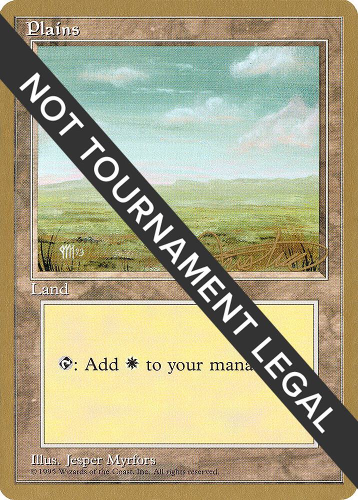Plains C 1996 Mark Justice 4ED mj366/308 (World Championship Decks)  | Good Games Modbury