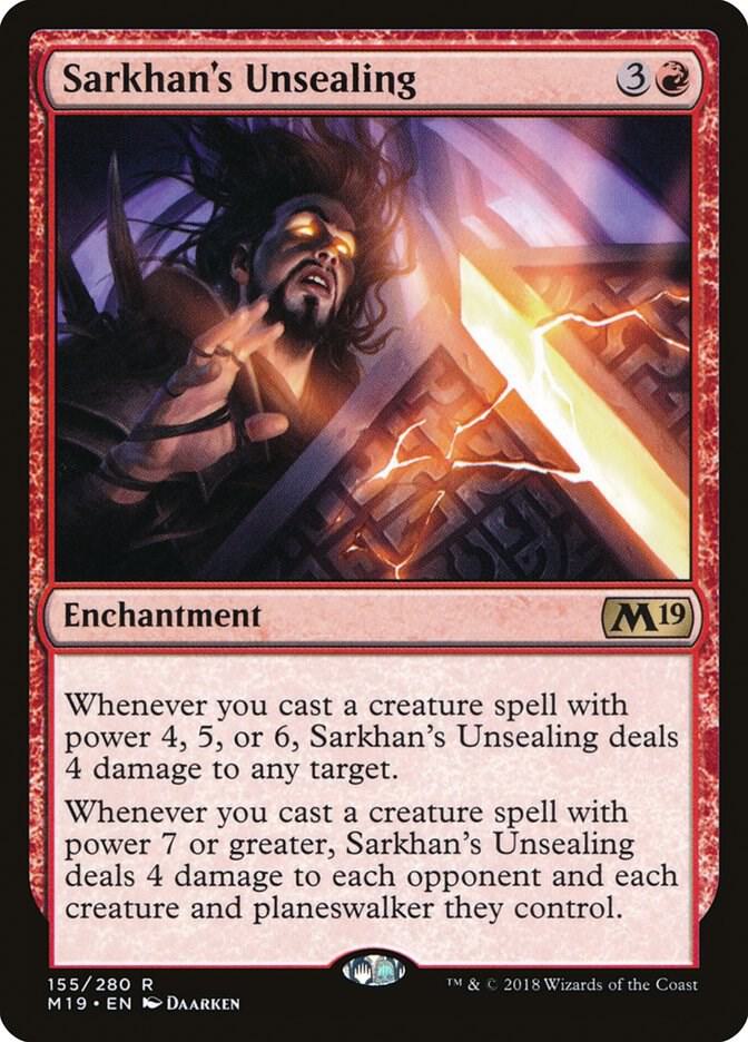 Sarkhans Unsealing 155 (Core Set 2019)  | Good Games Modbury