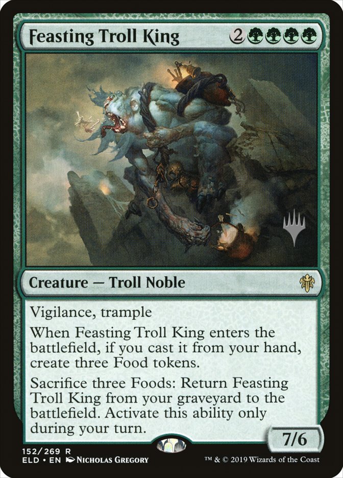 Feasting Troll King (Promo Pack) [Throne of Eldraine Promos] | Good Games Modbury