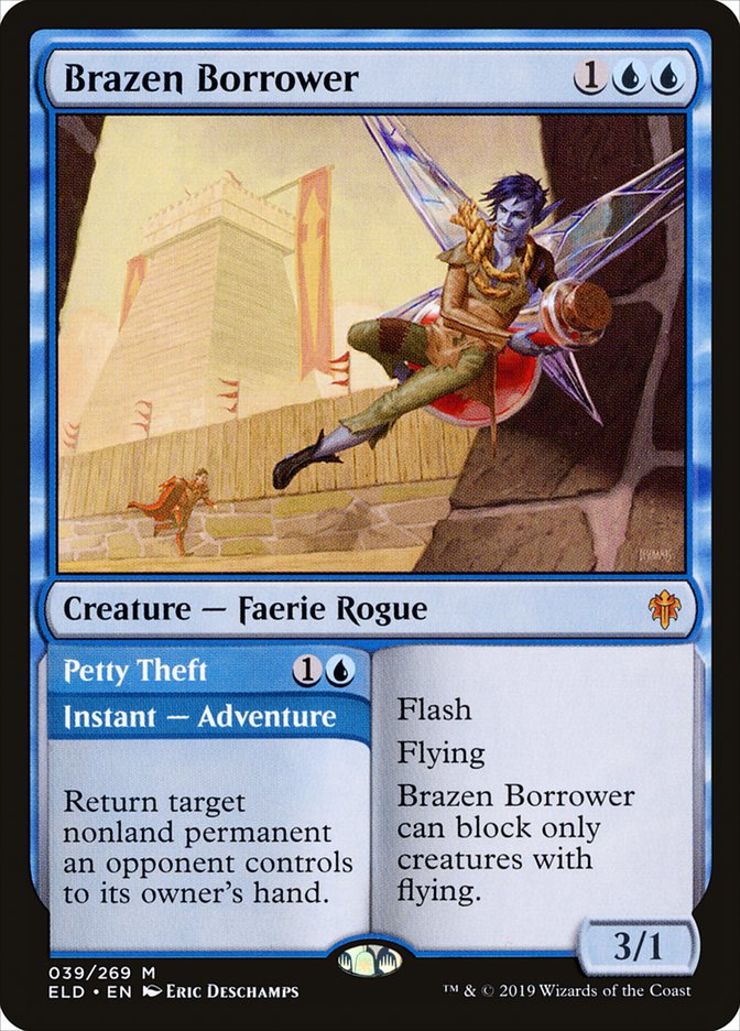 Brazen Borrower // Petty Theft 39 (Throne of Eldraine)  | Good Games Modbury