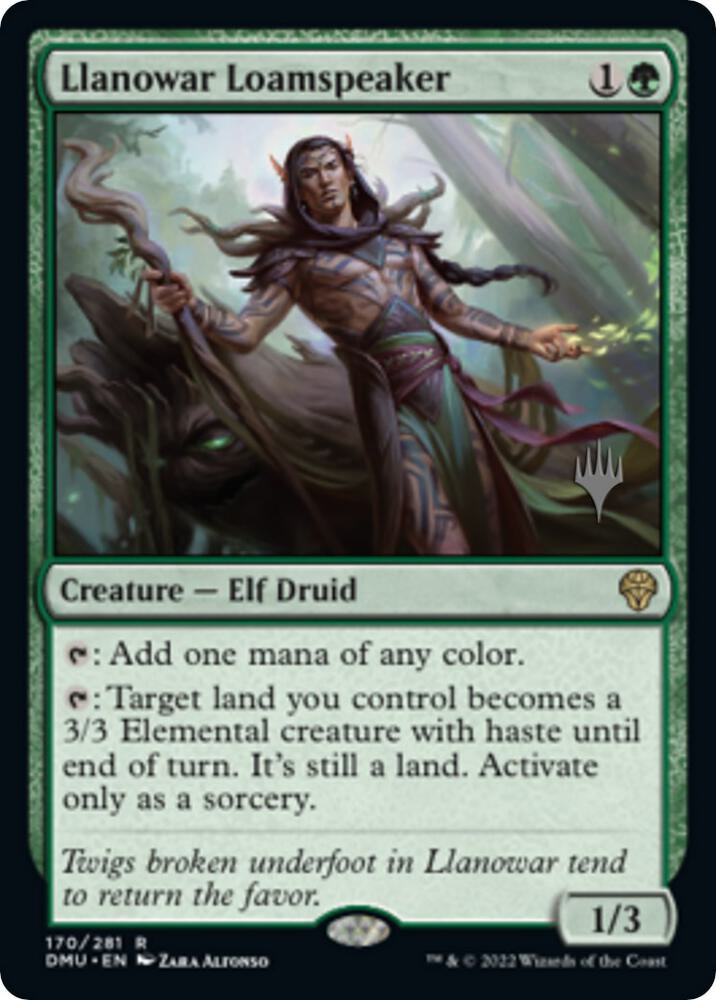 Llanowar Loamspeaker 170 (Promo Pack: Dominaria United)  - Foil | Good Games Modbury