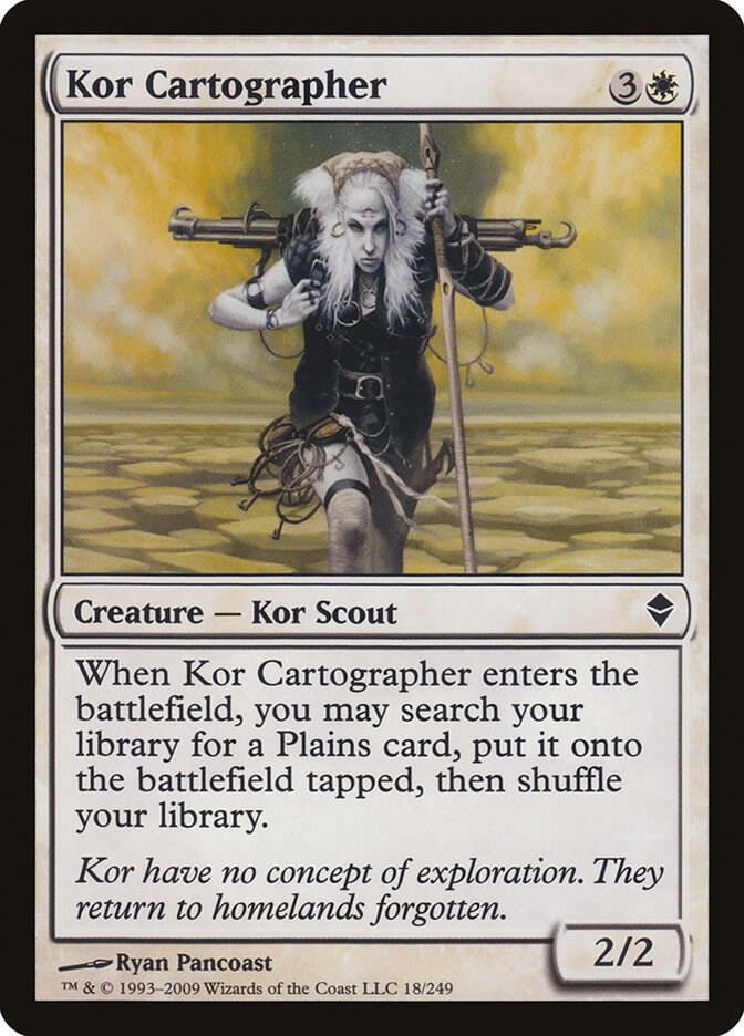 Kor Cartographer 18/249 (Zendikar)  - Foil | Good Games Modbury