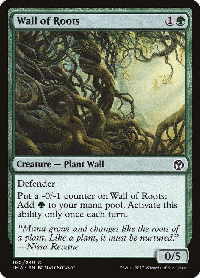 Wall of Roots [Iconic Masters] | Good Games Modbury