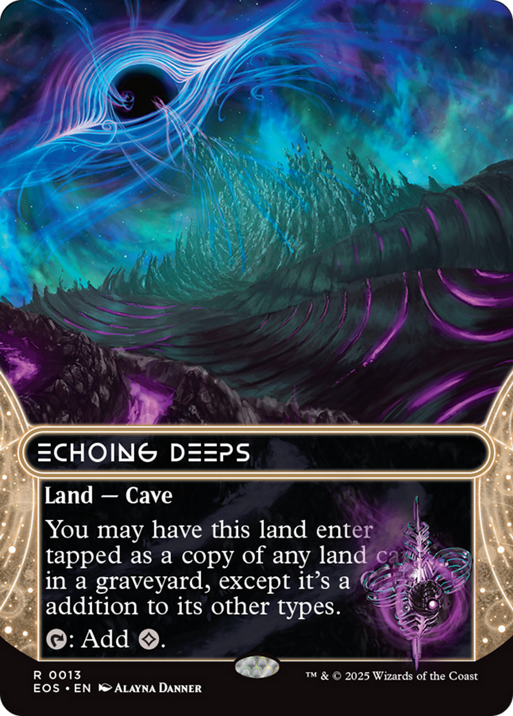 Echoing Deeps (0013) (Borderless) [Edge of Eternities: Stellar Sights] | Good Games Modbury