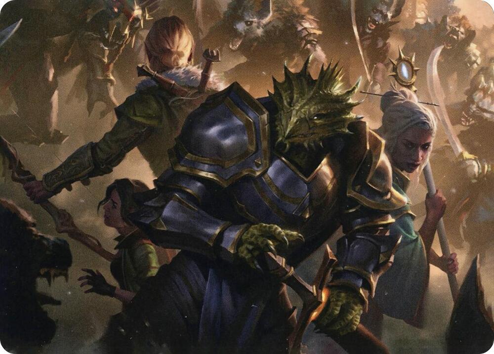 You Come to the Gnoll Camp Art Card 42 (Art Series: Adventures in the Forgotten Realms)  | Good Games Modbury