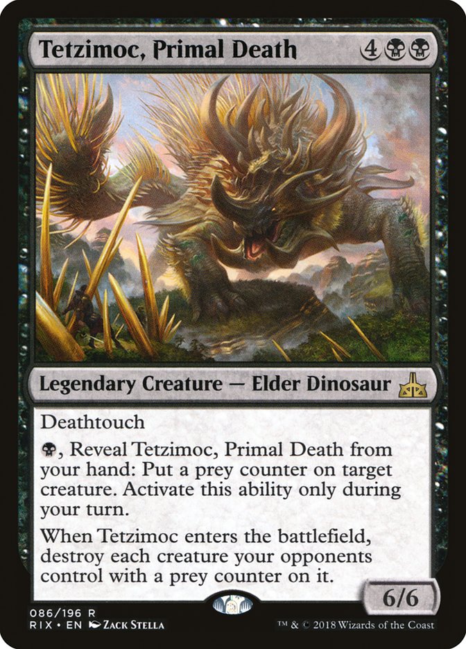 Tetzimoc, Primal Death 86/196 (Rivals of Ixalan)  | Good Games Modbury