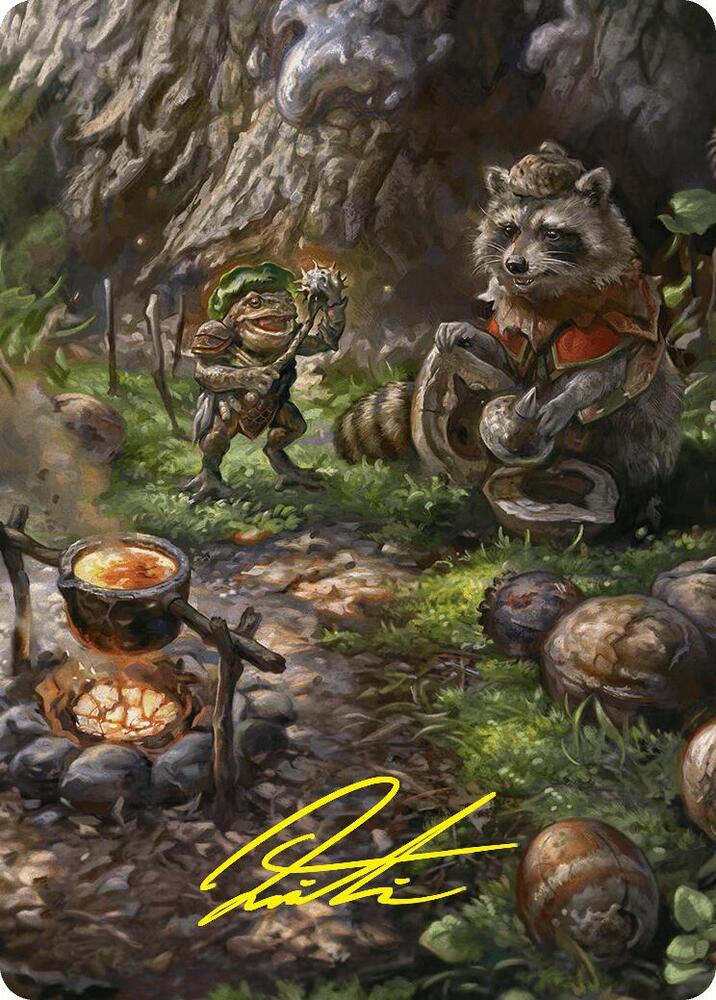 Sylvan Scavenging Art Card 46 54 Gold Stamped Signature 46 (Art Series: Foundations)  | Good Games Modbury