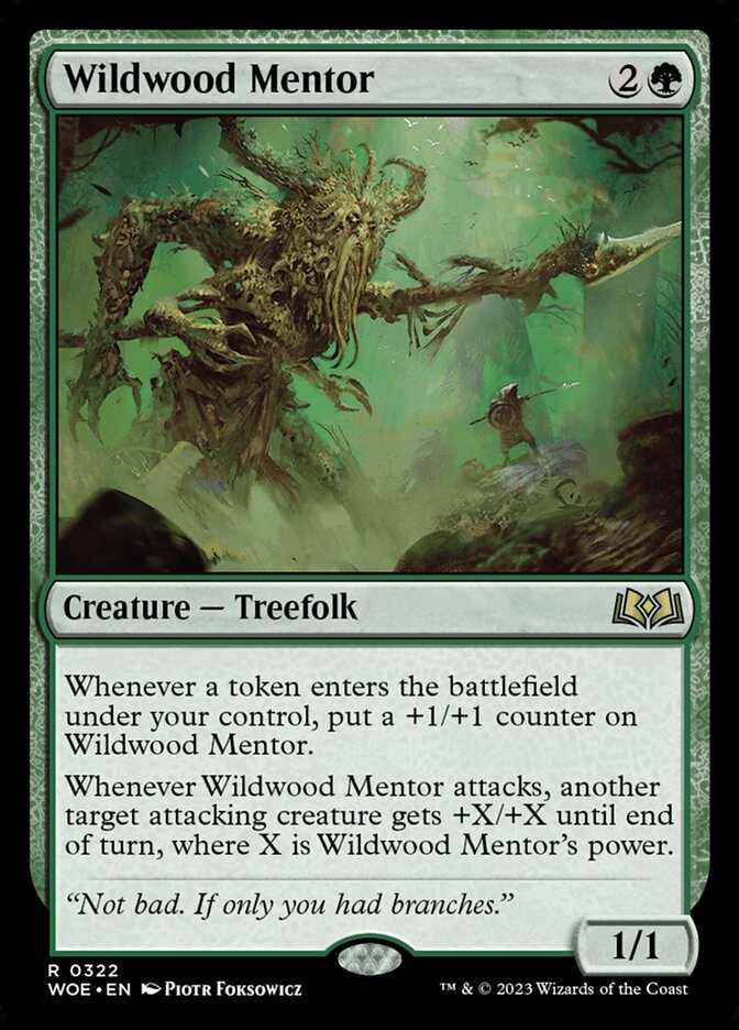 Wildwood Mentor 322/276 (Wilds of Eldraine)  | Good Games Modbury