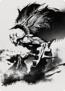 Phyrexian Vindicator Art Card 65 81 65 (Art Series: Phyrexia: All Will Be One)  | Good Games Modbury
