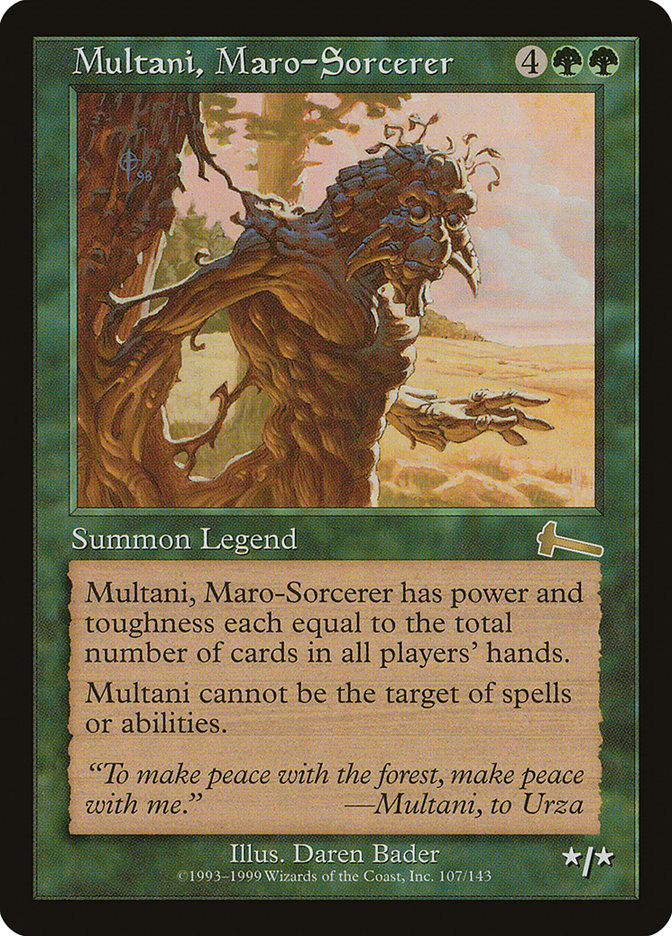 Multani, Maro-Sorcerer 107 (Urza's Legacy)  - Foil | Good Games Modbury