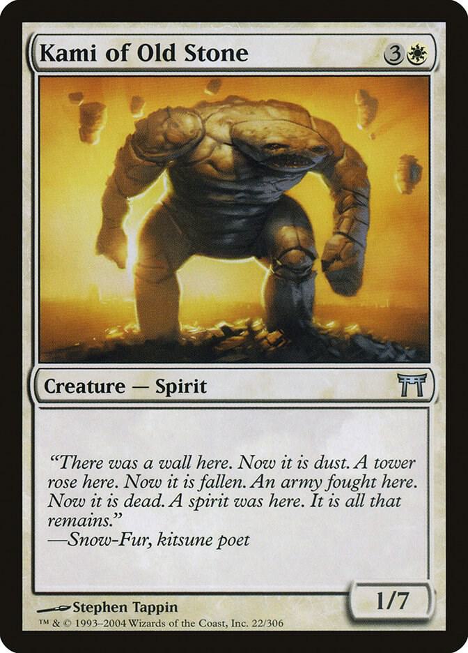 Kami of Old Stone 22/306 (Champions of Kamigawa)  - Foil | Good Games Modbury